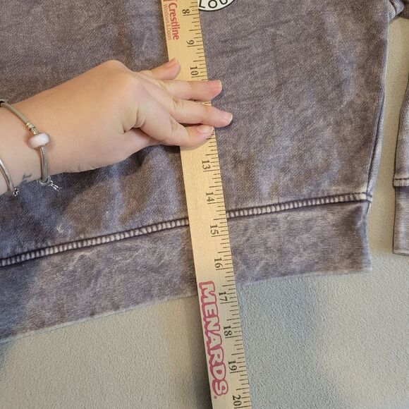 Cross Colours Livin' Phat washed out crop sweatshirt XS - Picture 4 of 7